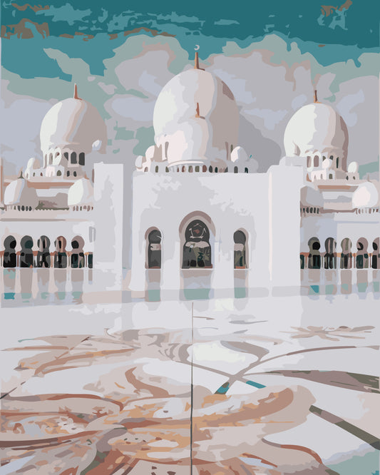 Majestic Splendor: The Striking Beauty of Sheikh Zayed Mosque in Abu Dhabi