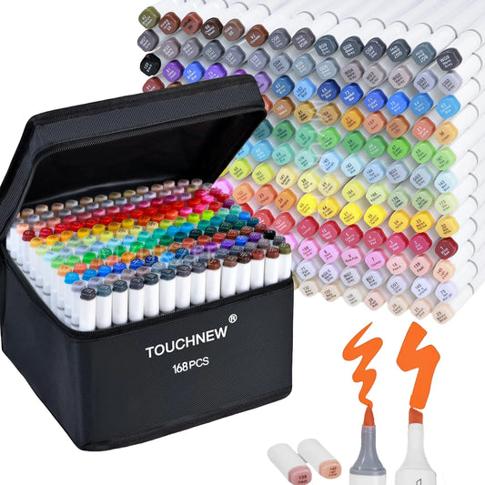 TOUCHNEW Alcohol Markers Colours Dual Tip