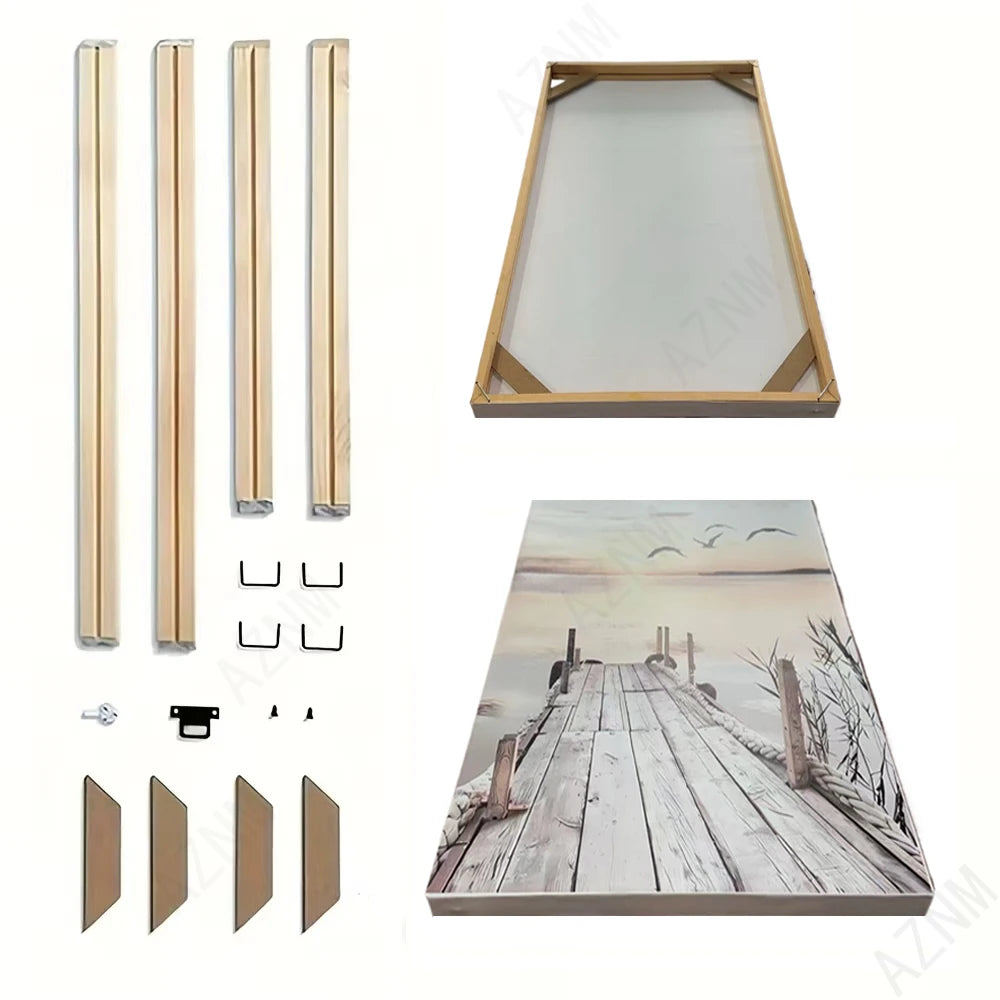 Tasbih Calligraphy Canvas Art Set