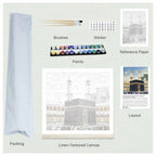 Belleza eterna: capturando la exquisita arquitectura del patio de la mezquita de Medina